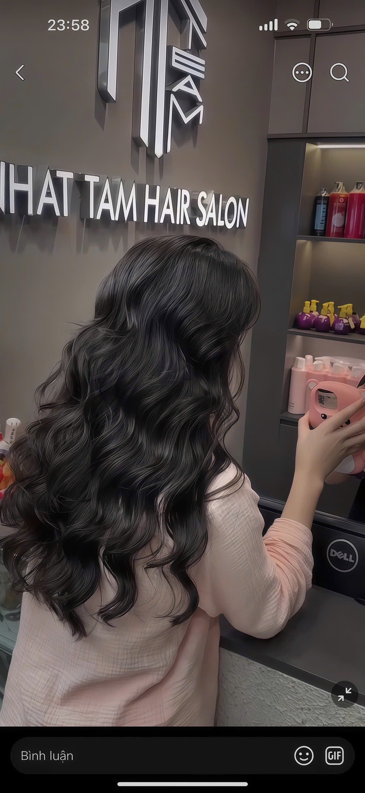 Beach Wave thực hiện bởi stylist Nhật Tâm