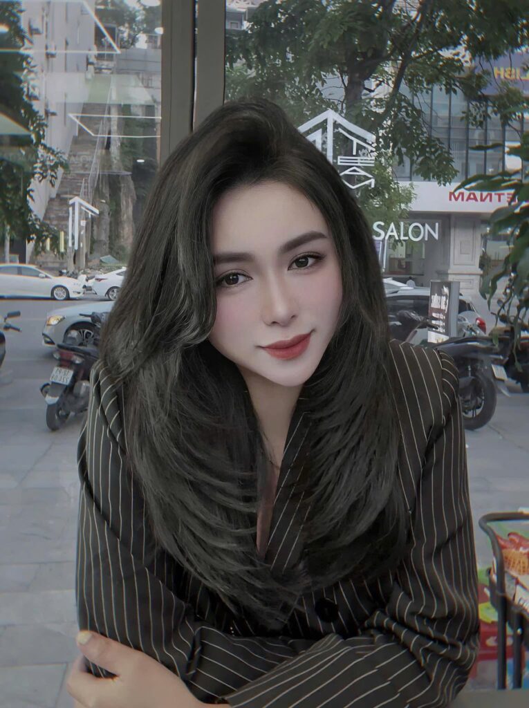 Kieu toc layer nu Nhat Tam Hair Salon