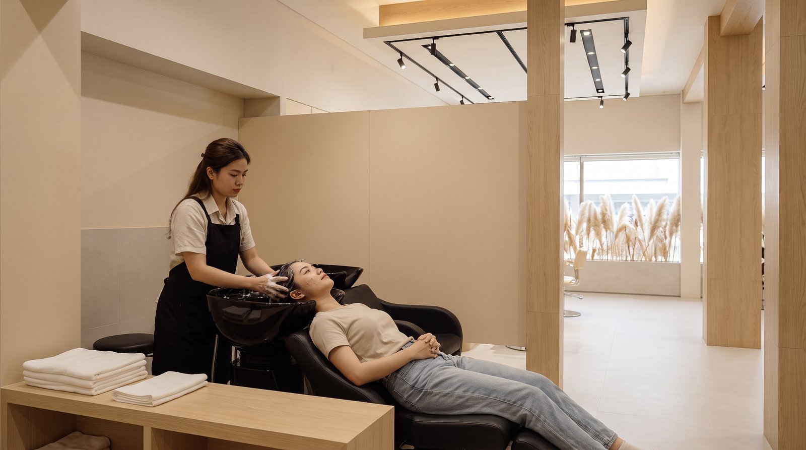 Gội đầu đúng tần suất theo từng loại da đầu tại khu gội Nhật Tâm