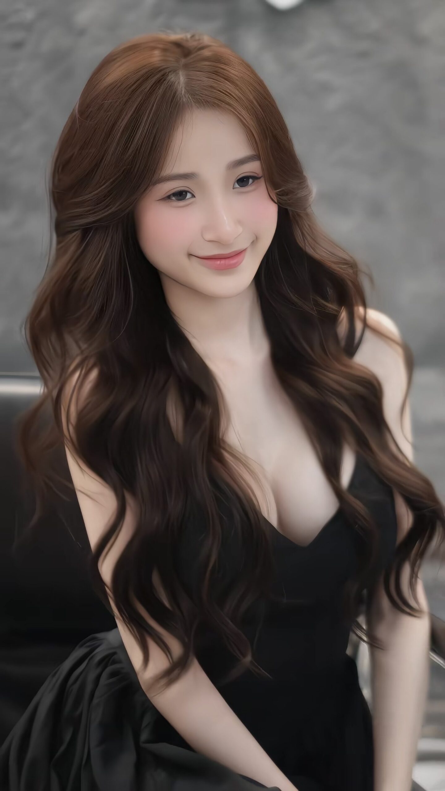 Màu nâu socola hợp tone da trung tính tại Nhật Tâm Hair Salon