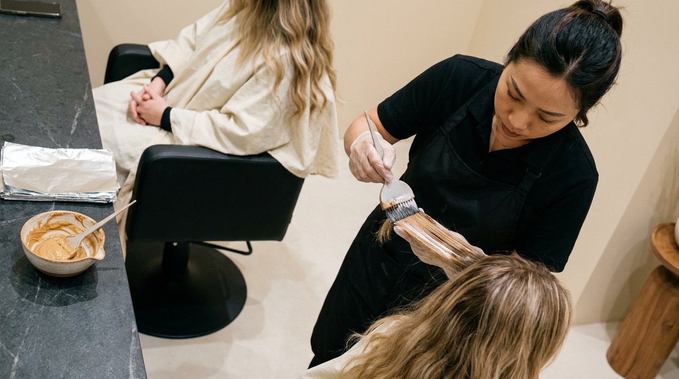 Khóa nhuộm balayage