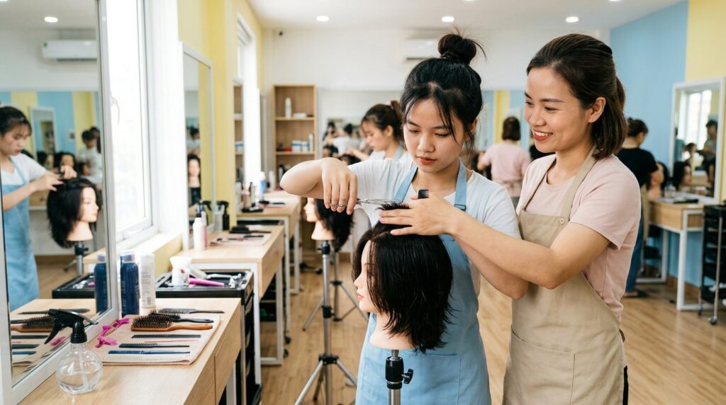 Học Cắt Tóc Nữ Cho Người Mới: Mất Bao Lâu, Bao Nhiêu Tiền?
