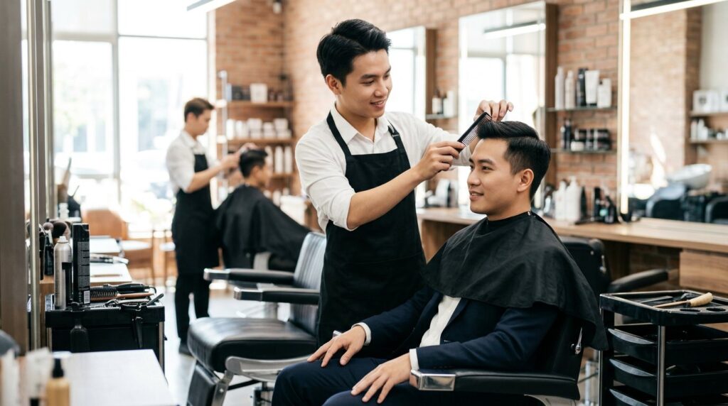 Salon Nam Cao Cấp 2026: Ở Đâu Trên 4 Chi Nhánh Nhật Tâm