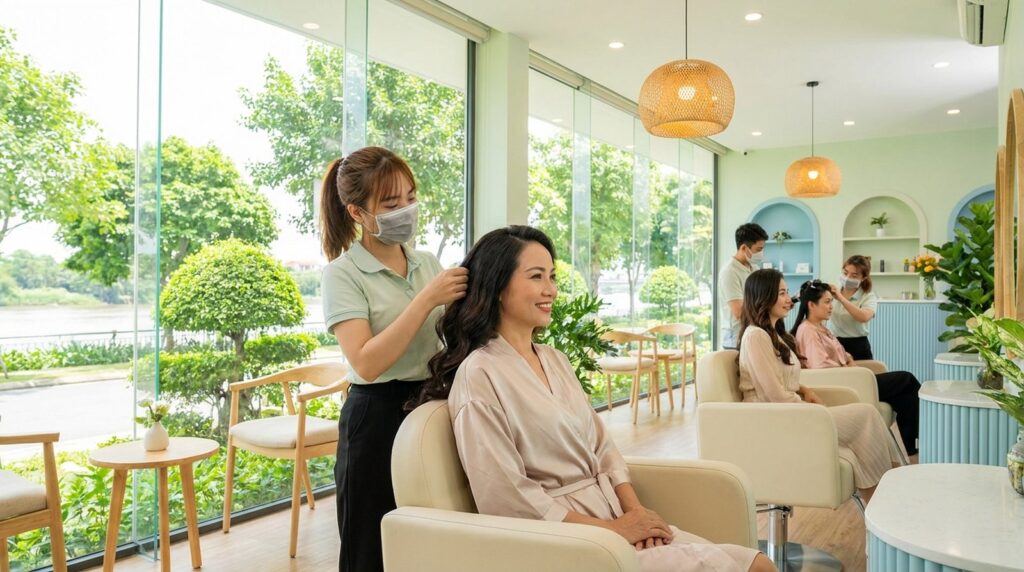 Salon Tóc Vinhomes Imperia Hải Phòng 2026: Cao Cấp