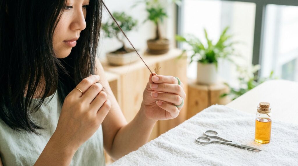 Tóc Chẻ Ngọn Tại Nhà: 5 Cách Chăm Sóc Chuẩn Nhật Bản