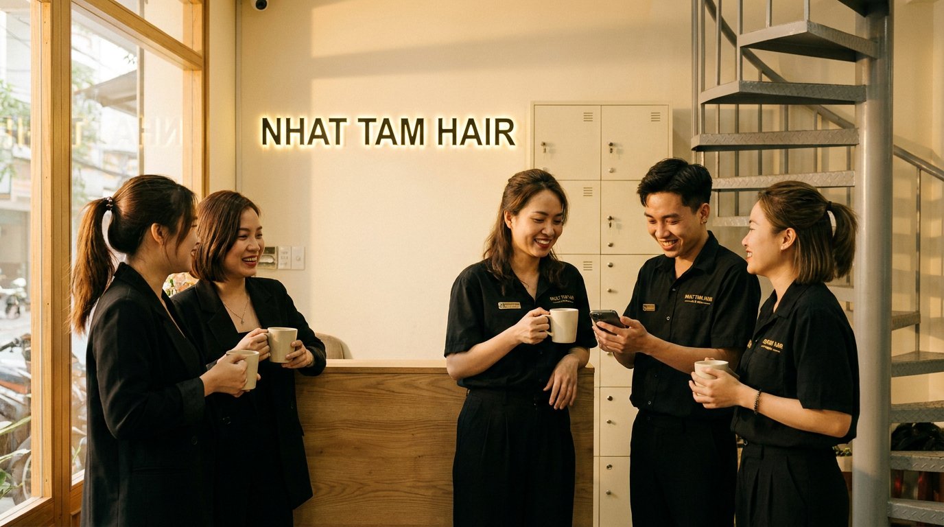 Đội ngũ Nhật Tâm Hair Salon