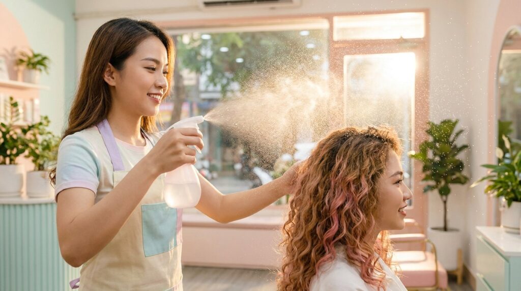 Xịt Dưỡng Tóc Cho Tóc Nhuộm-Uốn 2026: 5 Loại Chuẩn Salon