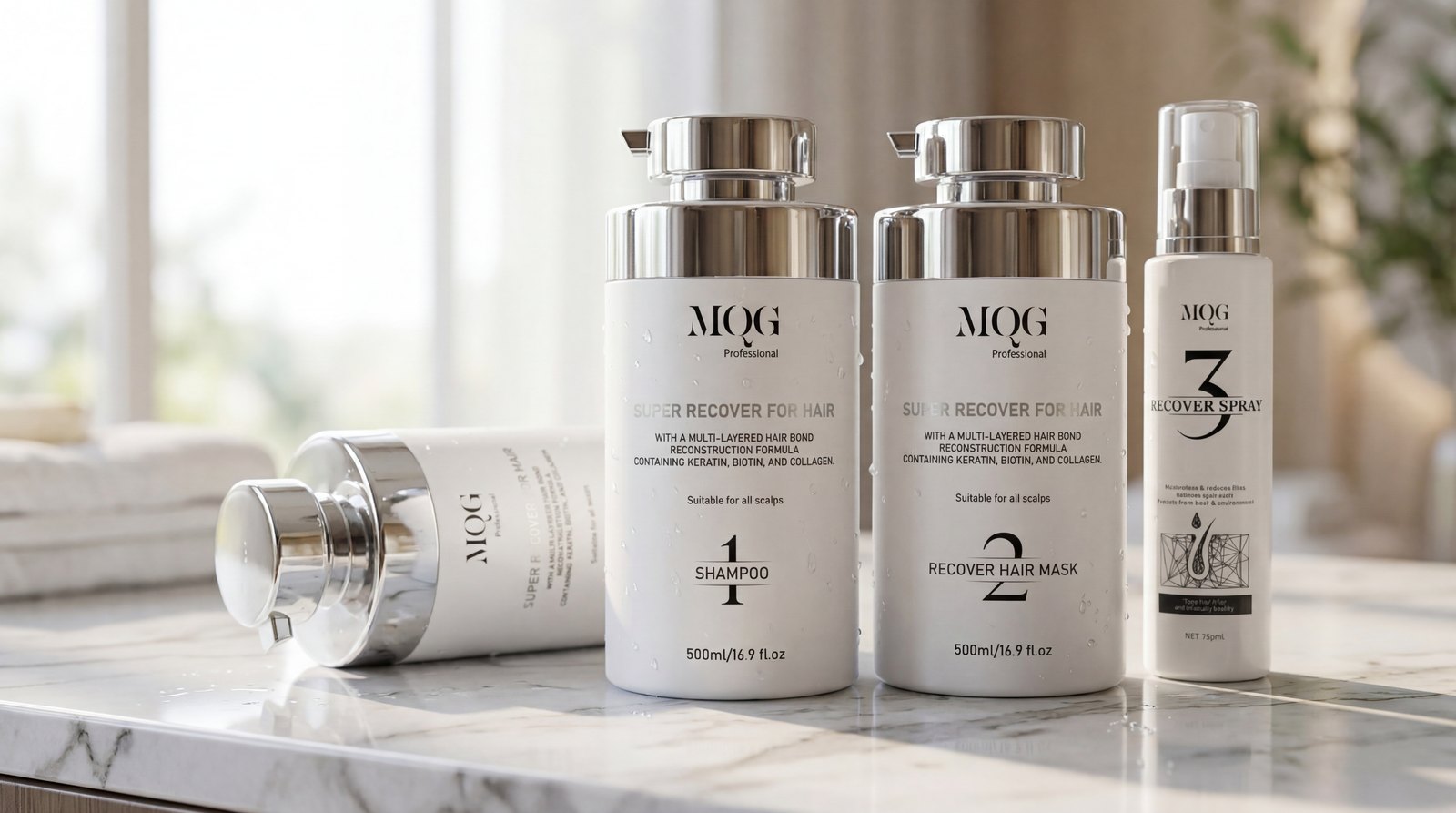 MQG Super Recover professional hair-care set